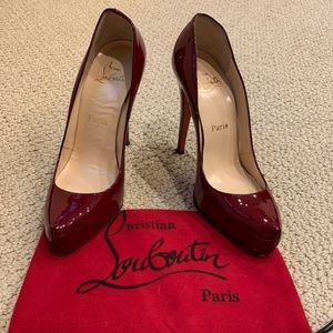 Christian Louboutin red patent heels